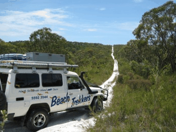 Beach trekkers North Stradbroke Island - Accommodation Redcliffe
