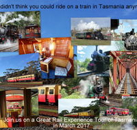 Great Rail Experiences  Tasmania Tour 2017 - Accommodation Redcliffe