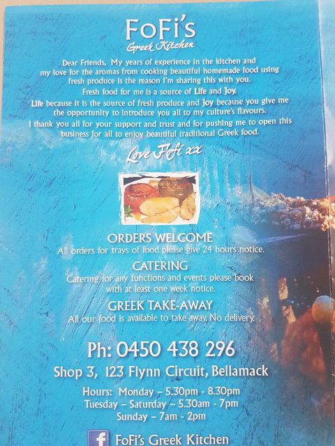 Fofi's Greek Kitchen - Accommodation Redcliffe 1