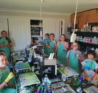 School holidays - Kids art class - Painting - Accommodation Redcliffe