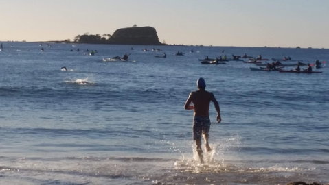 Island Charity Swim - Accommodation Redcliffe 1