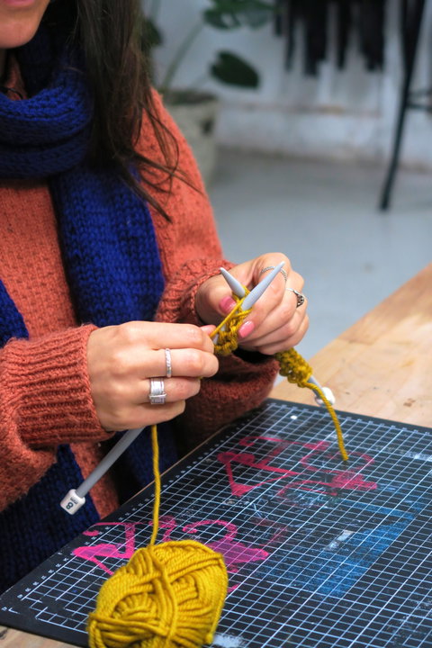 Knit & Sip! Make A Cosy Scarf - Accommodation Redcliffe 0