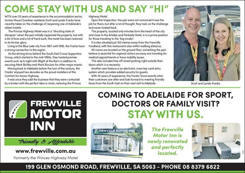 Frewville Motor Inn - Accommodation Redcliffe 7