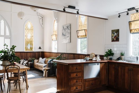 Church Conversion, Private Garden, Family Escape - Accommodation Redcliffe 2