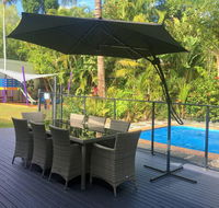 Tropical Private Open Space at Trinity - Accommodation Redcliffe