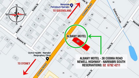 Aalbany Motel Narrabri - Accommodation Redcliffe 1
