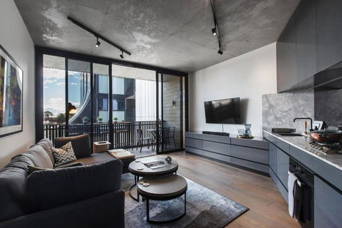 Monochrome And Matte - Sophisticated Loft Living - Accommodation Redcliffe 0