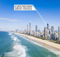 Beachfront Homely APT CBD Sleeps 8 Pool Spa Sauna Tennis AC WiFi - Accommodation Redcliffe